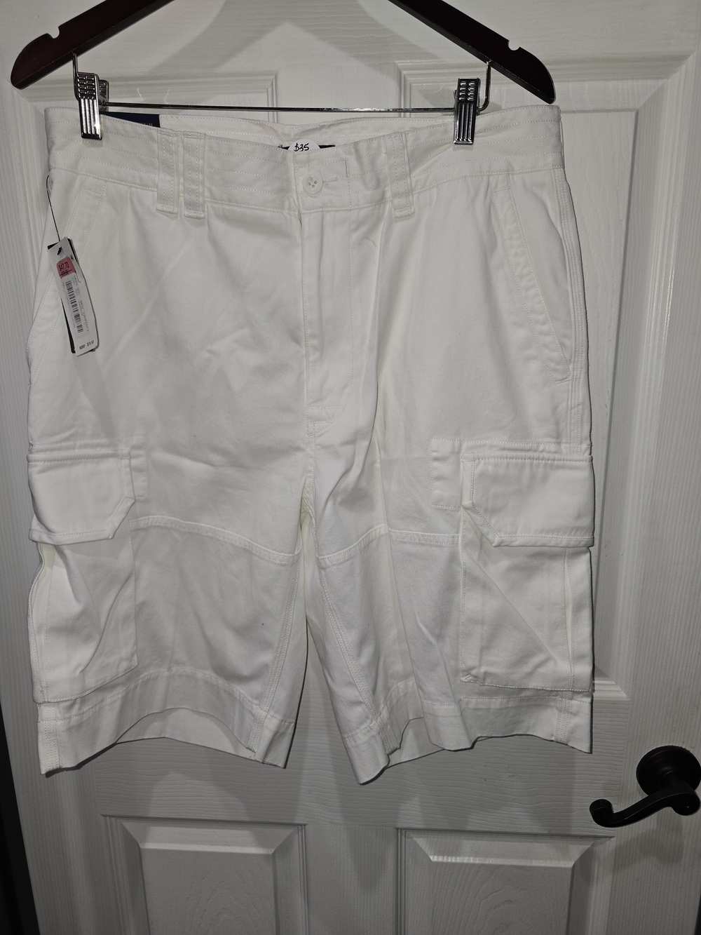 Polo by Ralph Lauren White Cargo Shorts